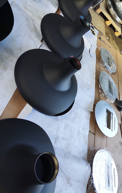 Kayu gantung perapian hitam menyala atap perapian dalam ruangan baja kustom 15