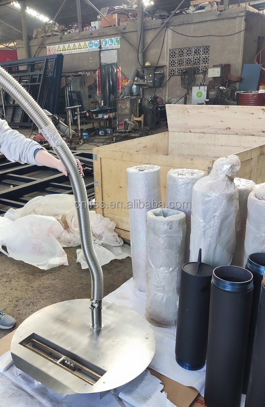 High Style Luxury Glass Art Rotating Fireplace Furniture Carbon High Grade Black Modern Steel Round Furniture Furniture Furniture Furniture Furniture Furniture Furniture Furniture Furniture Furniture Furniture 8