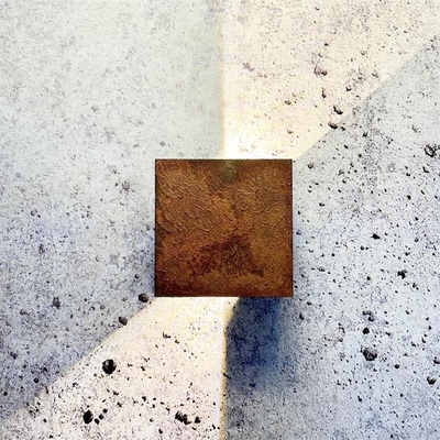 Hanging Outdoor Rust Patina Wall Spotlight Corten Steel Wall Lamp Boxes