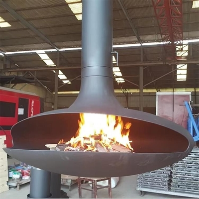 suspended stove wood  indoor hanging fireplace carbon fireplace contemporary  steel burning stove for hotels hanging