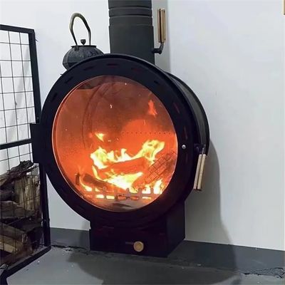 wood indoor fireplace fireplace stove   buming