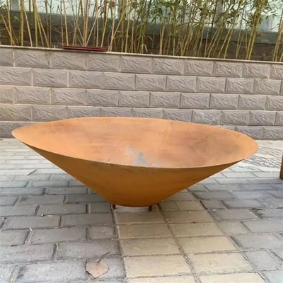 Home Camping Corten Steel Wood Burning Metal Outdoor Bbq Table Fire Pit