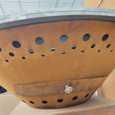 100cm Outdoor Commercial Barbecue Grill Corten Steel Gas BBQ Fire Pit
