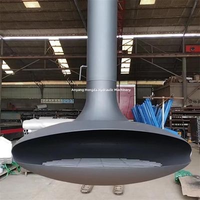 perapian modern di dalam ruangan perapian gantung kompor karbon kompor kayu untuk hotel gantung